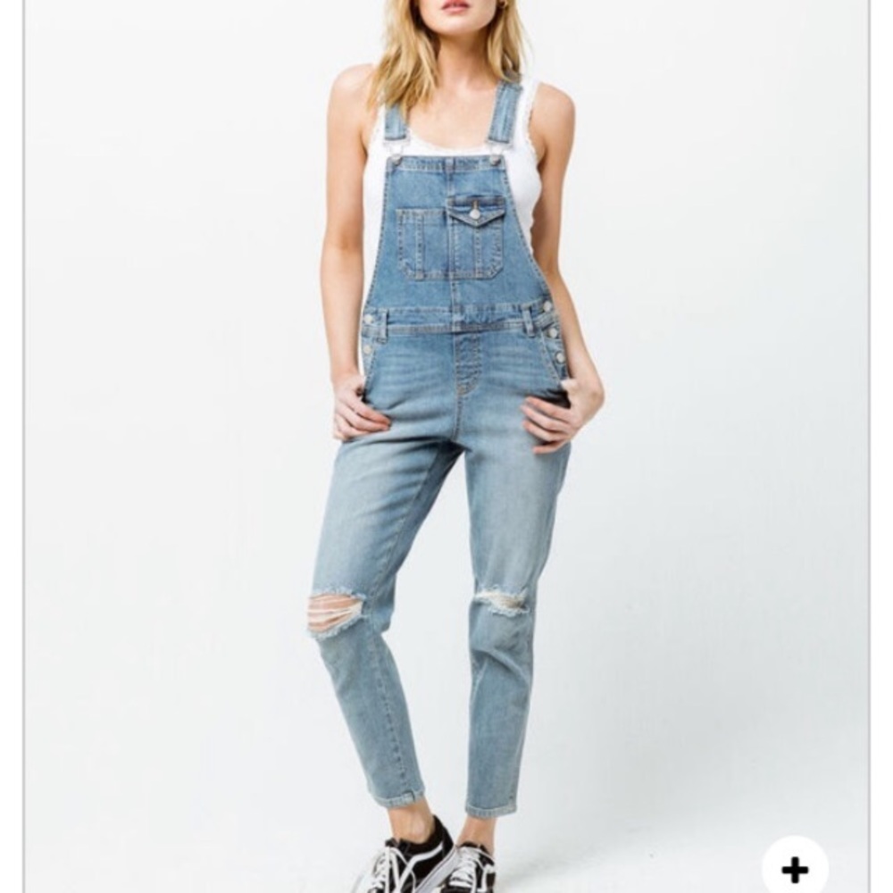 NEW Tillys Denim Overalls